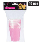 Party Cups 10's - Pink